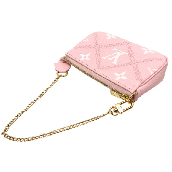 LOUIS VUITTON Pochette Accessoires Pouch M81140 Monogram Empreinte Rose - Picture 4 of 7